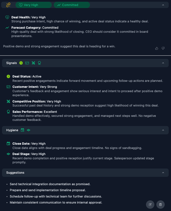 Data Parrot Deal AI Analysis Health Expanded View All AI Signals, Confidence Ratings and Suggestions